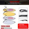PROBEROS Fishing Spoons Lures Bass Baits Jigging Bait Tackle with Treble Hooks Hard Metal Spoon Fishing Lure Weight Pick 10 Pcs/Pack 0.1oz Silver view 3