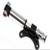 Panaracer BMP-22AEZ-S Air Pump, Portable One-Touch Pump, Compatible with Schrader and Presta Valves, Silver view 1