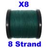 Reaction Tackle Braided Fishing Line - 8 Strand Moss Green 200LB 500yd view 4