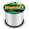 Frwanf Braided Fishing Line 4 Strands Super Strong PE Fishing String ExtremePower Fishing Braid Line for Saltwater and Fresh Water 15LB Test 100M/109Yards White view 1