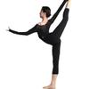117124007 Fabric Urban Black Jazz Dance Studio Yoga Pants for Women view 3