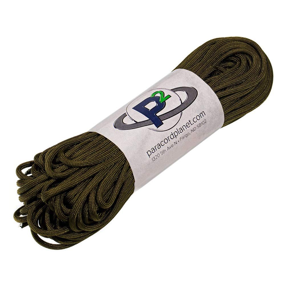 Paracord Planet para-Max Paracord 3,000 LB Tensile Strength & 5/16 Inch Diameter - Great for Towing, Hunting, Outdoor Activities and More - Olive Drab, 100 FT (Hank)