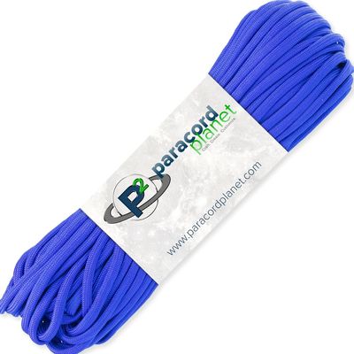 Paracord Planet para-Max Paracord 3,000 LB Tensile Strength & 5/16 Inch Diameter - Great for Towing, Hunting, Outdoor Activities and More - Electric Blue, 100 FT (Hank)