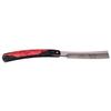 Dark Side Blades - Razor Style Folding Pocket Knife  Satin Finish Stainless Steel Blade w/Red & Black Grim Reaper Design Aluminum Handle, EDC, Shave, Shaving, Fantasy, Collectible, DS-016RD view 3