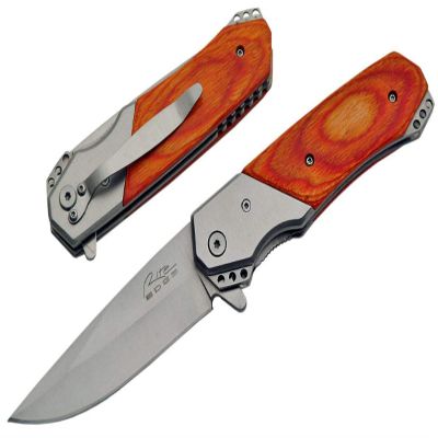 China Made CN300414-BRK Fireglow Linerlock A/O