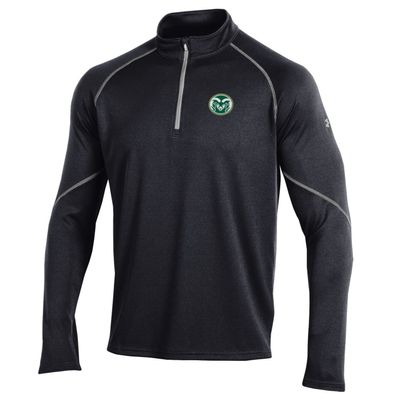 Under Armour NCAA Colorado State Rams Men's Golf 1/4 Zip, Small, Black