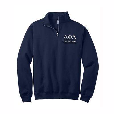 Delta Phi Lambda Zip Pullover Sweatshirt (S)