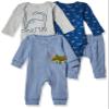 Carter's Baby Boy's 4-Piece Gift Set Pants, Blue Dino, 6 Months view 1