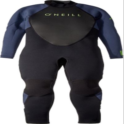 O'Neill Youth Reactor-2 3:2mm Back Zip Full Wetsuit, Lightweight Warmth and Flexibility for All Water Activities, Black/Slate, 16