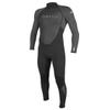 O'Neill Men's Reactor-2 3:2mm Back Zip Full Wetsuit, Lightweight Warmth with Good Flexibility for Surfing, Paddleboarding, Kayaking, Black/Graphite, Large view 3
