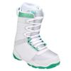 5th Element Lace Up and Dial Snowboard Boots for Women-Compatible with Strap Snowboard Bindings with Waterproof Liners-All Mountain Snowboarding Womens Sizes (White/Teal, 7.0) view 1