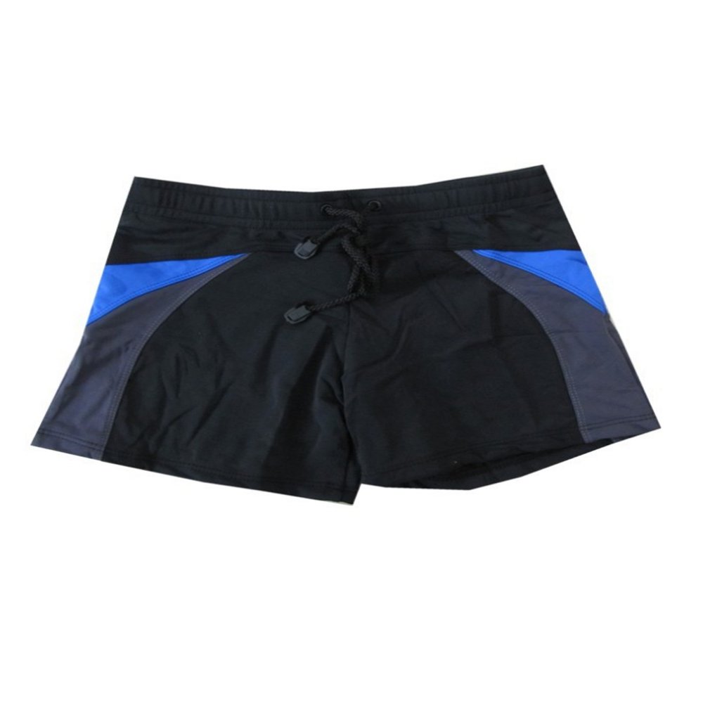 Letuwj Mens Swimwear Swim Shorts Elastic Band Waist Elastic Royal Blue Large