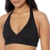 Anne Cole Women's Halter Bikini Swim Top, Black, L view 3