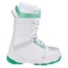 5th Element Lace Up and Dial Snowboard Boots for Women-Compatible with Strap Snowboard Bindings with Waterproof Liners-All Mountain Snowboarding Womens Sizes (White/Teal, 10.0) view 2