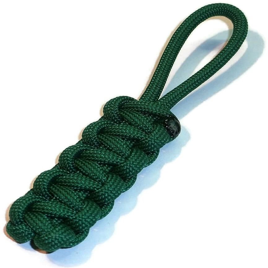 RedVex Paracord Zipper Pulls/Lanyards - 4" - (Qty-1) Choose Your Color (Green)