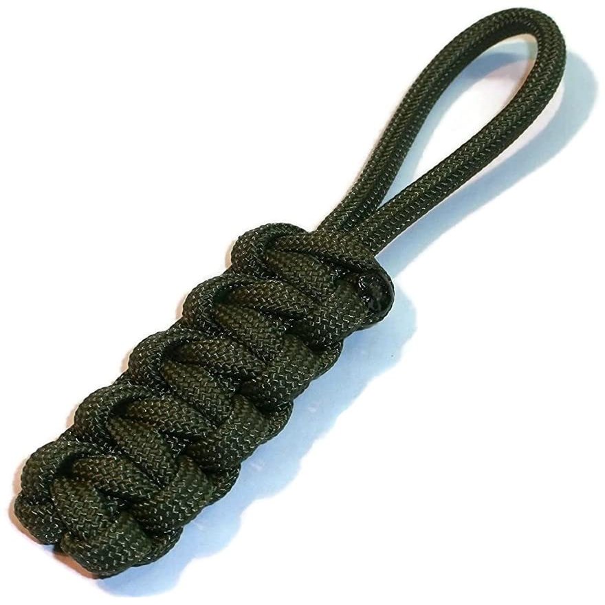 RedVex Paracord Zipper Pulls/Lanyards - 4" - (Qty-1) Choose Your Color (OD Green)