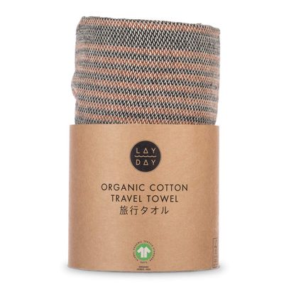 Layday Charter Towel Rust Single