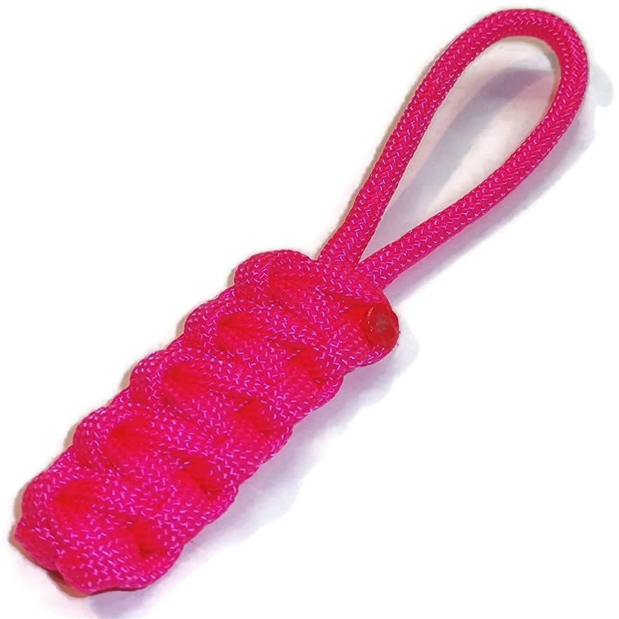 RedVex Paracord Zipper Pulls/Lanyards - 4" - (Qty-1) Choose Your Color (Pink)