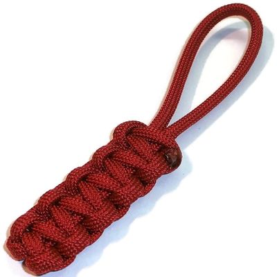 RedVex Paracord Zipper Pulls/Lanyards - 4" - (Qty-1) Choose Your Color (Red)