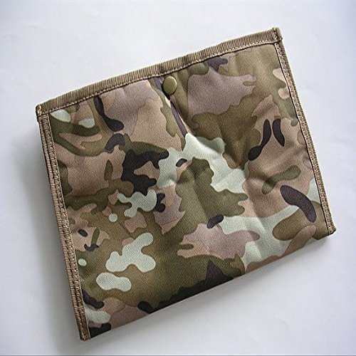 NATO Tactical Pistol Gun Pouch Military Camo Design Padded Hand Gun Case Secure (Woodland Khaki Tan)
