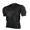 Jellybro Men's Padded Football Protective Gear Set Short Sleeve Training Suit for Soccer Basketball Paintball Rib Protector view 2