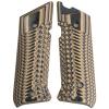 StonerCNC Mark IV Target Hunter or Competition Grips G10 Slash and Burn Design Will Fit Ruger Mark IV Rimfire Only (Earth Camo) view 1
