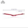 Azonic "Agile 1"" Handlebar RED 31.8mm/780mm view 2