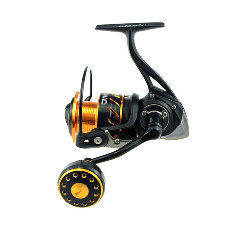 Fishing Wheel Fishing Reels Electroplating Line Wheel Spinning Fishing Ball Bearings SpinningTOPIND Multi-disc Front Drag, Stainless Steel Components for Boat Rock Freshwater Saltwater Fishing Wheel