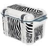 MightySkins (Cooler Not Included) Skin Compatible with OtterBox Venture 45 qt Cooler - Black Zebra | Protective, Durable, and Unique Vinyl Decal wrap Cover | Easy to Apply | Made in The USA view 1