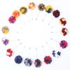 Flairs New York Gentleman's Essentials Premium Handmade Flower Lapel Pin Boutonniere (Pack of 1 Pin, Crimson Red/White [2 Tones Daisy]) view 2