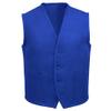 Fame Fabrics 83004 V65 Unisex Vest, 2 Pockets, Royal Blue, 4X view 1