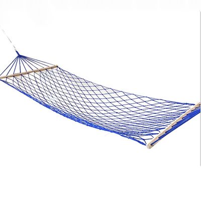 DGF Outdoor Net Nylon Rope Hammock Creative Leisure Camping Hammock200cm*80cm - Fashionla (Color : Blue)