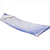 DGF Outdoor Net Nylon Rope Hammock Creative Leisure Camping Hammock200cm*80cm - Fashionla (Color : Blue) view 1