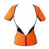 Bakerdani Womens Reversible Wearing Quality Body Building Workout Shaping Suit with Open Bust and Short Sleeves view 3