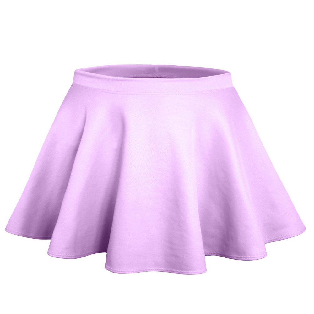 J. LOVNY Womens Casaul Stretchy Basic Flared Skater Skirt Made in USA