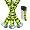 ALIEN PROS Bat Grip Tape 0.5MM for Baseball (3-Pack)  Precut and Pro Feel Bat Tape  Replacement for Old Baseball bat Grip  Wrap Your Bat for an Epic Home Run (3-Pack, Neon Tiger) view 1