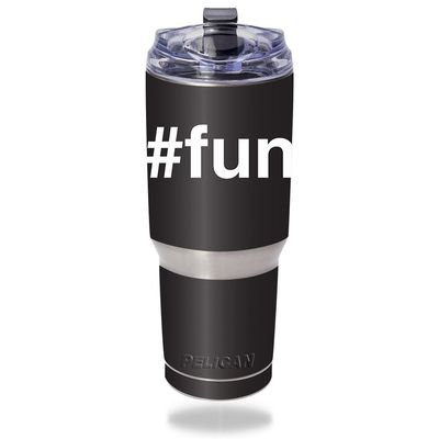 MightySkins Skin Compatible with Pelican Tumbler 32 oz Fun | Protective, Durable, and Unique Vinyl Decal wrap Cover | Easy to Apply, Remove, and Change Styles | Made in The USA