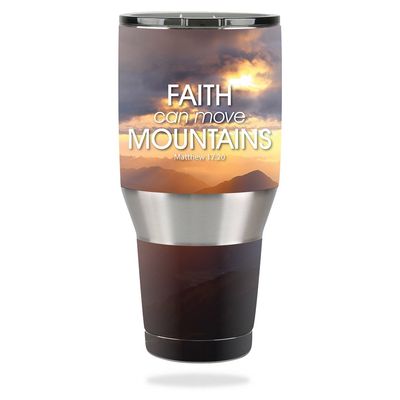 MightySkins Skin Compatible with Ozark Trail 40 oz Tumbler  Move Mountains | Protective, Durable, and Unique Vinyl Decal wrap Cover | Easy to Apply, Remove, and Change Styles | Made in The USA
