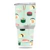 MightySkins Skin Compatible with Members Mark 30 oz Tumbler Sushi | Protective, Durable, and Unique Vinyl Decal wrap Cover | Easy to Apply, Remove, and Change Styles | Made in The USA view 1