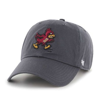 47 Iowa State Cyclones Brand Clean Up Adjustable Hat - Charcoal