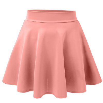J. LOVNY Women's Stretch A-Line Skater Flared Skirt Made in USA