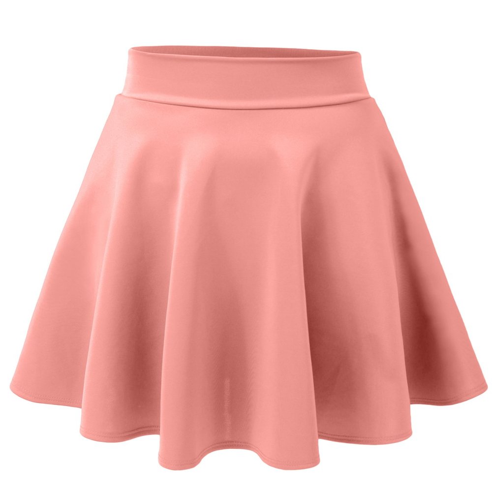 J. LOVNY Women's Stretch A-Line Skater Flared Skirt Made in USA
