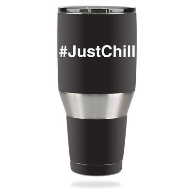MightySkins Skin Compatible with Ozark Trail 40 oz Tumbler  Just Chill 2 | Protective, Durable, and Unique Vinyl Decal wrap Cover | Easy to Apply, Remove, and Change Styles | Made in The USA