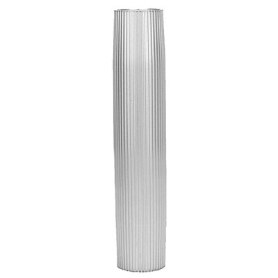 Taco Aluminum Ribbed Table Pedestal - 2-3/8" O.D. - 30-3/4" Length