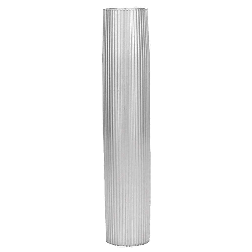Taco Aluminum Ribbed Table Pedestal - 2-3/8" O.D. - 30-3/4" Length