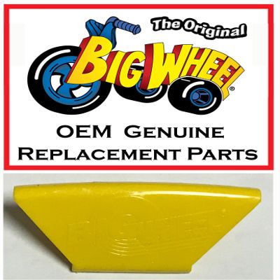 Yellow FORK PLATE for The Original Big Wheel HOT CYCLE, Original Replacement Parts