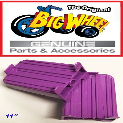 1 Purple PEDAL for 11" The Original Big Wheel, Original Replacement Part
