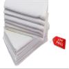 Georgiabags Great Value ! White Color Hand Towels, 100% Cotton, (11" X 18"), Ideal for Home,Outdoor,Sport and Travel Use, Economic Pack, (100, White) view 1