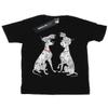 Disney Girls 101 Dalmatians Classic Pongo and Perdita T-Shirt 7-8 Years Black view 2