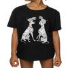 Disney Girls 101 Dalmatians Classic Pongo and Perdita T-Shirt 7-8 Years Black view 3